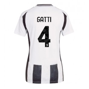 Juventus Federico Gatti #4 Hemmatröja Kvinnor 2024-25 Kortärmad